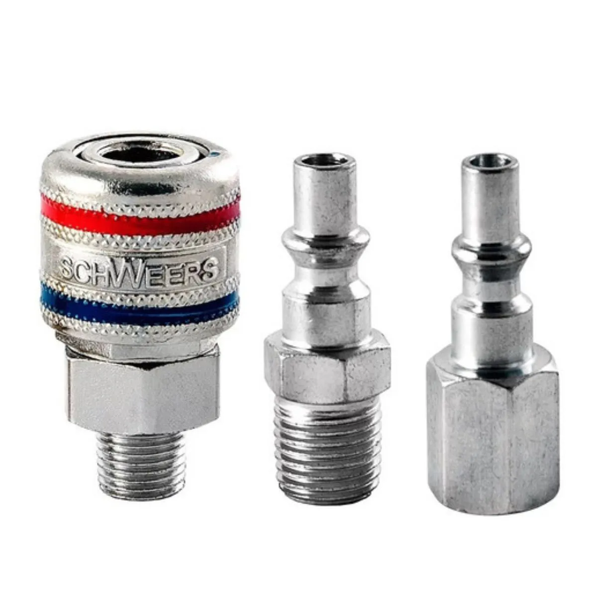 kit_engate_rapido_macho_com_adaptador_macho_e_adaptador_femea_1_4_pol_bsp_em_aco_673_1_7cede1b15484a658f7f8f419e1a972bf.webp Kit Engate Rápido Macho com Adaptador Macho e Adaptador Fêmea 1/4 Pol. BSP em Aço - Imagem 1